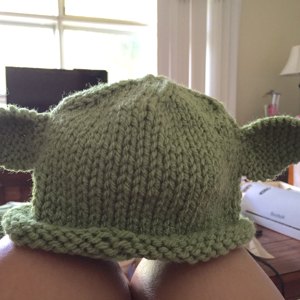 Yoda Hat Knitting pattern by Amanda Kaffka