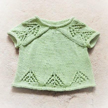 Pomona Sweater - top down lacy seamless jumper for babies & children ...
