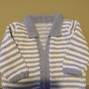 Baby Cardigan 'Mini Stripe Knitting pattern by Rocket Clothing London ...