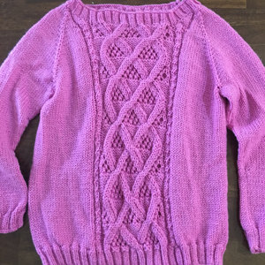 Winter Rose Sweater in Cascade 220 Superwash - W405 | Knitting Patterns ...